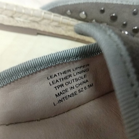 LF / Life Leather Espadrilles Studded Shoes - Picture 10 of 16